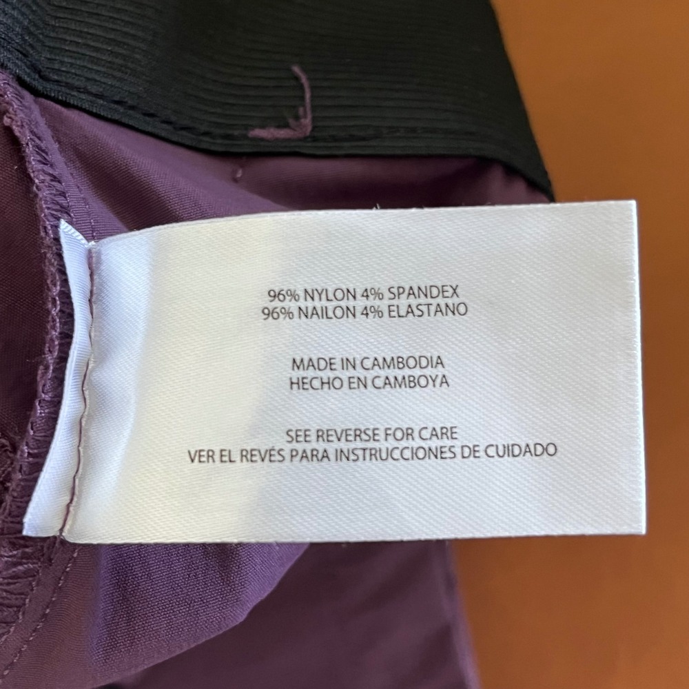 Eddie Bauer Horizon Guide Hiking Shorts Purple‎ Women's Size 14 - Picture 9 of 11